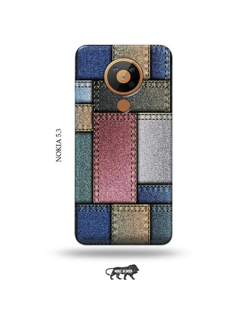 denim back cover compatible with nokia 5.3 - 19021404 - Very Small Image - 1