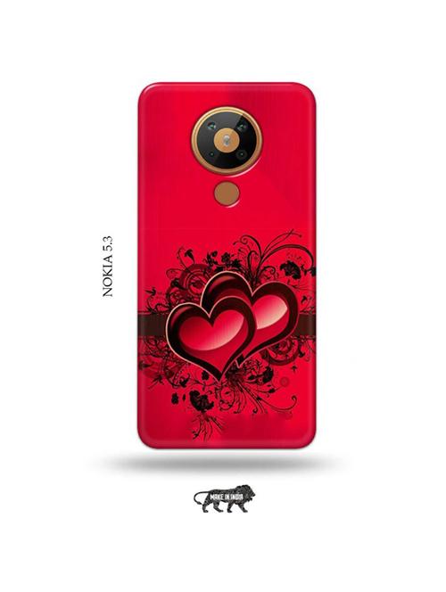 tweakymod designer printed hard case | love design back cover compatible with nokia 5.3 - 19021425 - Very Small Image - 1