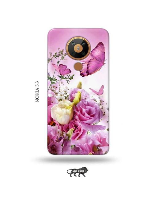flowers back cover compatible with nokia 5.3 - 19021450 - Very Small Image - 1