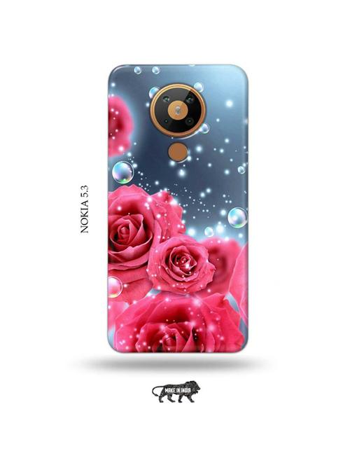 flowers back cover compatible with nokia 5.3 - 19021452 - Very Small Image - 1