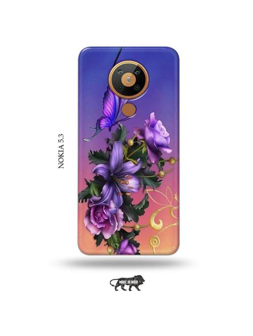 flowers back cover compatible with nokia 5.3 - 19021474 - Very Small Image - 1