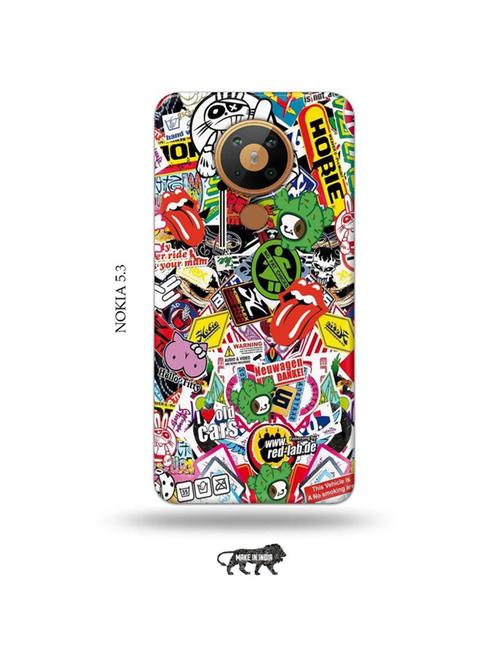 travel dope back cover compatible with nokia 5.3 - 19021486 - Very Small Image - 1