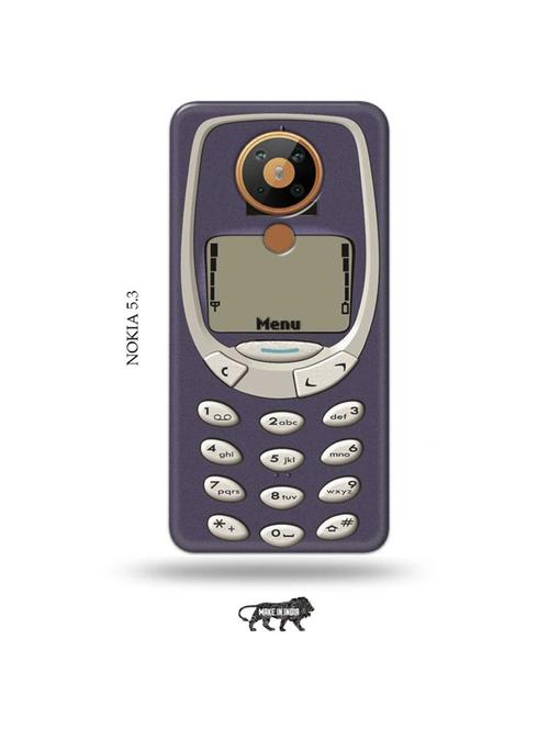 classic mobile back cover compatible with nokia 5.3 - 19021506 - Very Small Image - 1
