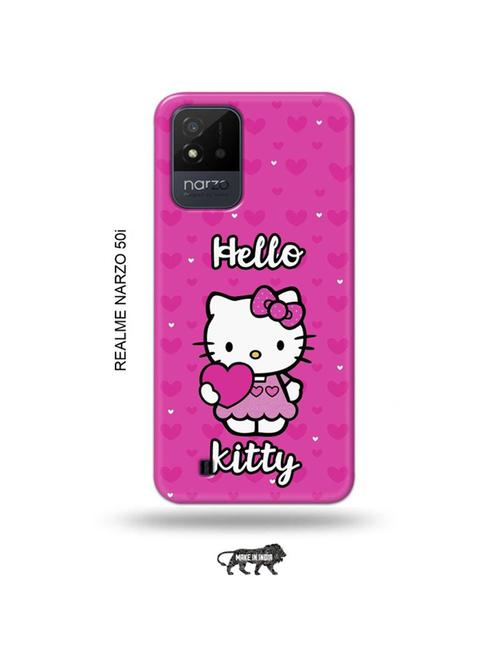 hello kitty back cover compatible with realme narzo 50i - 19021613 - Very Small Image - 1