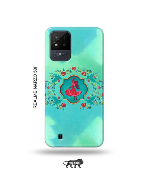indie girl back cover compatible with realme narzo 50i - 19021625 - Very Small Image - 1
