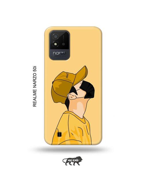 mask up back cover compatible with realme narzo 50i - 19021637 - Very Small Image - 1
