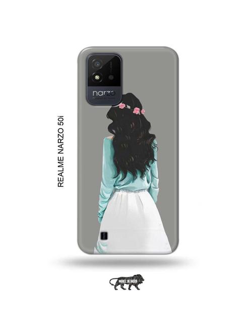 tiara queen back cover compatible with realme narzo 50i - 19021646 - Very Small Image - 1