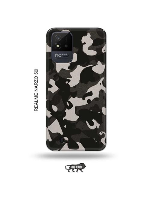 camouflage back cover compatible with realme narzo 50i - 19021655 - Very Small Image - 1