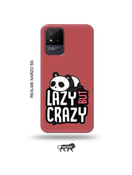 crazy panda back cover compatible with realme narzo 50i - 19021692 - Very Small Image - 1