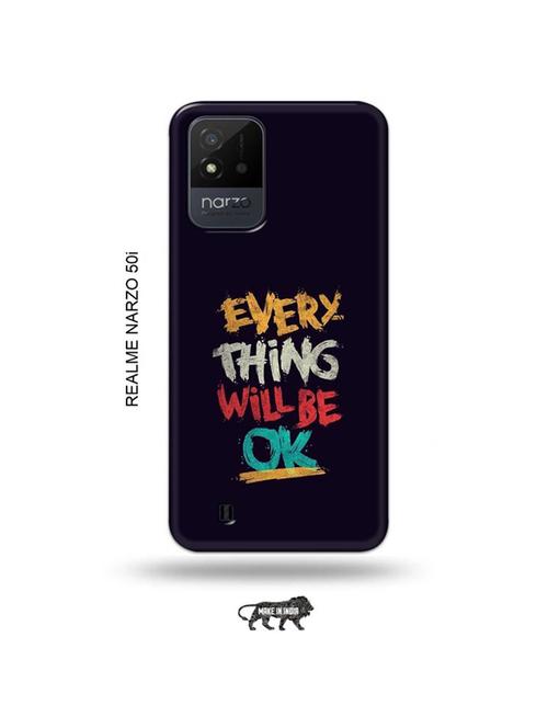 every thing will be ok back cover compatible with realme narzo 50i - 19021730 - Very Small Image - 1
