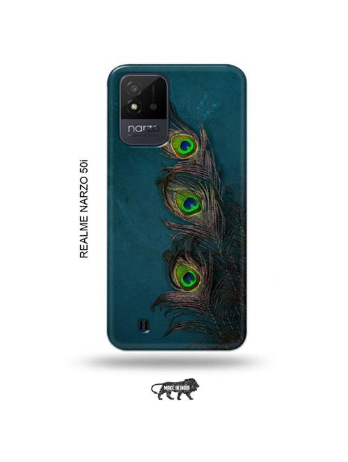 krishna feather back cover compatible with realme narzo 50i - 19021793 - Very Small Image - 1