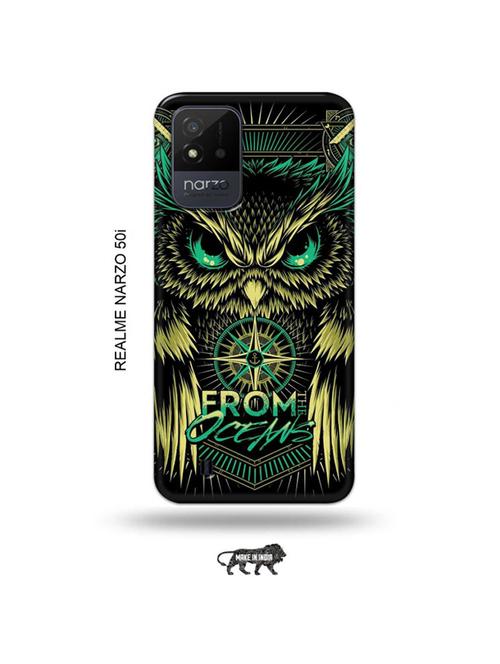 deadly owl back cover compatible with realme narzo 50i - 19021831 - Very Small Image - 1