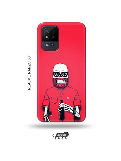 hipster back cover compatible with realme narzo 50i - 19021909 - Very Small Image - 1