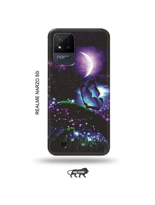 flowers back cover compatible with realme narzo 50i - 19021980 - Very Small Image - 1