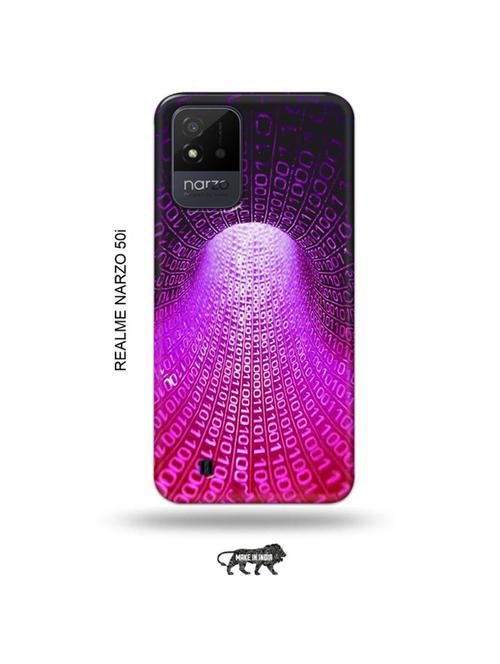 data flow back cover compatible with realme narzo 50i - 19022016 - Very Small Image - 1