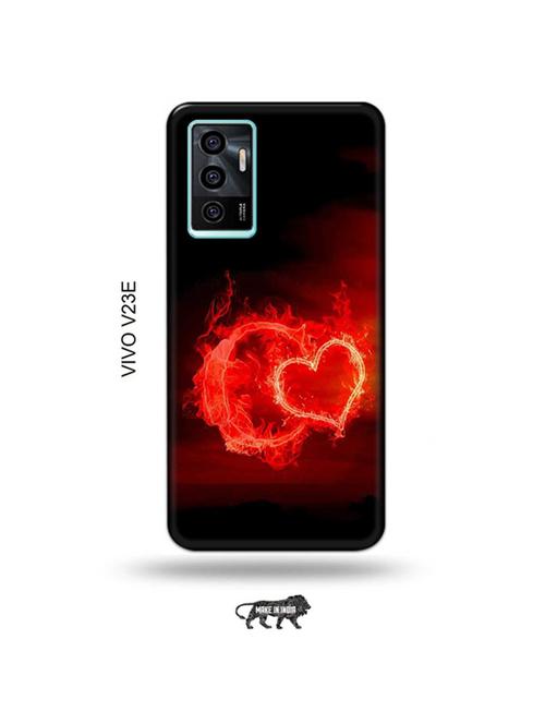 fire heart letter c back cover compatible with vivo v23e 5g - 19022600 - Very Small Image - 1