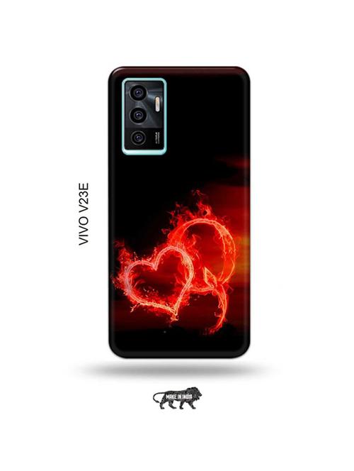 fire heart letter q back cover compatible with vivo v23e 5g - 19022614 - Very Small Image - 1