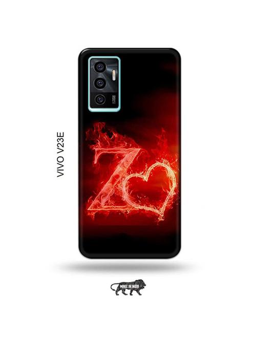 fire heart letter z back cover compatible with vivo v23e 5g - 19022623 - Very Small Image - 1