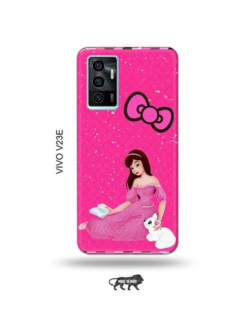 cute girl back cover compatible with vivo v23e 5g - 19022655 - Very Small Image - 1