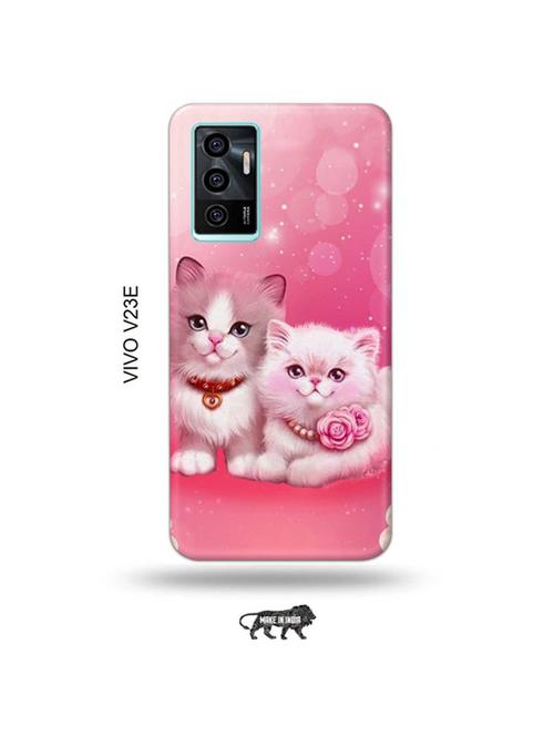 cute kitties back cover compatible with vivo v23e 5g - 19022753 - Very Small Image - 1