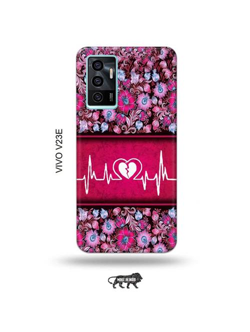heart ecg back cover compatible with vivo v23e 5g - 19022807 - Very Small Image - 1