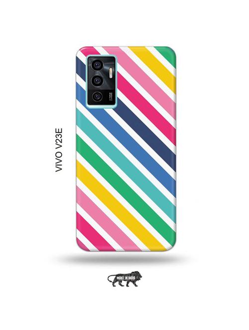 diagonal strips back cover compatible with vivo v23e 5g - 19022924 - Very Small Image - 1