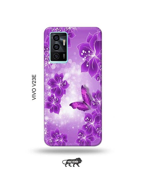 flowers back cover compatible with vivo v23e 5g - 19023013 - Very Small Image - 1
