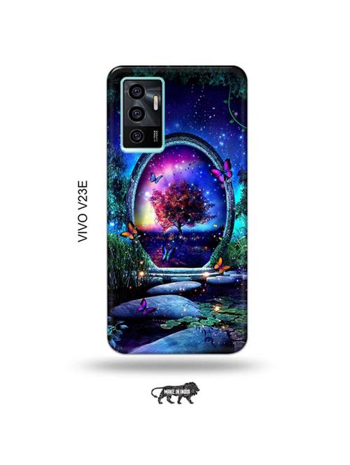 flowers back cover compatible with vivo v23e 5g - 19023014 - Very Small Image - 1