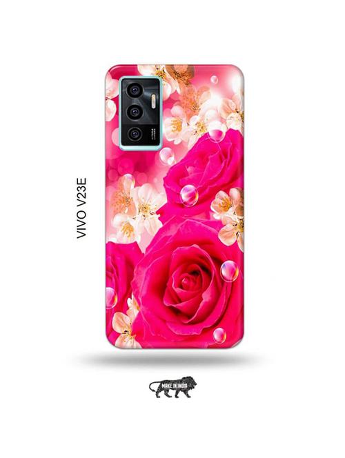 flowers back cover compatible with vivo v23e 5g - 19023023 - Very Small Image - 1