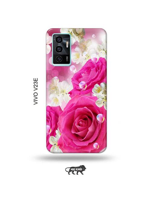 flowers back cover compatible with vivo v23e 5g - 19023030 - Very Small Image - 1