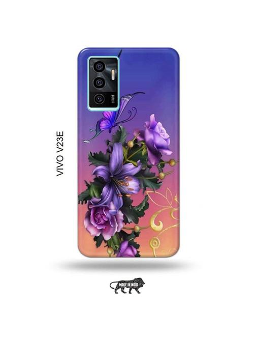 tweakymod designer printed hard case | flowers back cover compatible with vivo v23e 5g - 19023031 - Very Small Image - 1