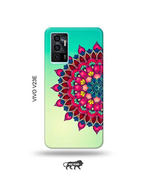 flowers back cover compatible with vivo v23e 5g - 19023035 - Very Small Image - 1