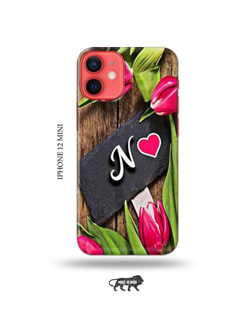 flower letter g back cover compatible with iphone 12 mini - 19023102 - Very Small Image - 1