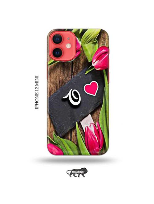 flower letter g back cover compatible with iphone 12 mini - 19023103 - Very Small Image - 1