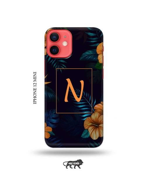 tweakymod designer printed hard case | floral n back cover compatible with iphone 12 mini - 19023156 - Very Small Image - 1