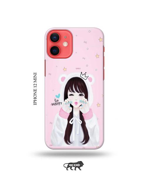 tweakymod designer printed hard case | girlie back cover compatible with iphone 12 mini - 19023171 - Very Small Image - 1