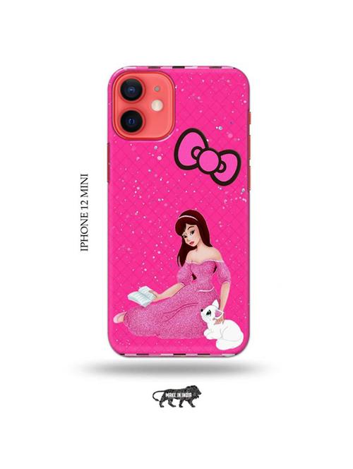 tweakymod designer printed hard case | cute girl back cover compatible with iphone 12 mini - 19023174 - Very Small Image - 1