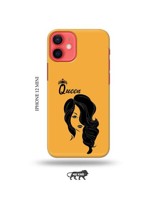 tweakymod designer printed hard case | queen back cover compatible with iphone 12 mini - 19023188 - Very Small Image - 1