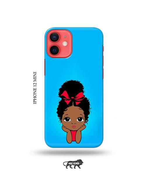 tweakymod designer printed hard case | cute kiddo back cover compatible with iphone 12 mini - 19023189 - Very Small Image - 1
