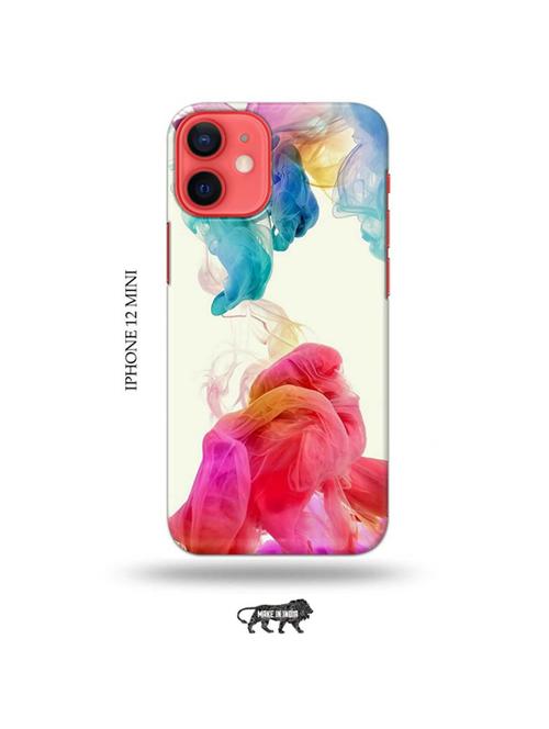 tweakymod designer printed hard case | abstract smoke back cover compatible with iphone 12 mini - 19023206 - Very Small Image - 1