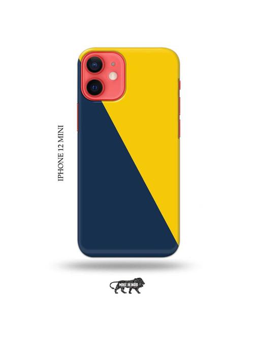 yellow blue back cover compatible with iphone 12 mini - 19023225 - Very Small Image - 1