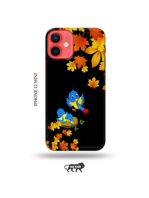 tweakymod designer printed hard case | birds back cover compatible with iphone 12 mini - 19023251 - Very Small Image - 1
