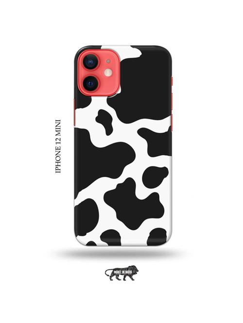 tweakymod designer printed hard case | white black back cover compatible with iphone 12 mini - 19023274 - Very Small Image - 1