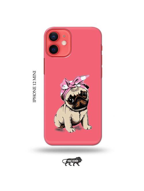 tweakymod designer printed hard case | cute dog back cover compatible with iphone 12 mini - 19023276 - Very Small Image - 1