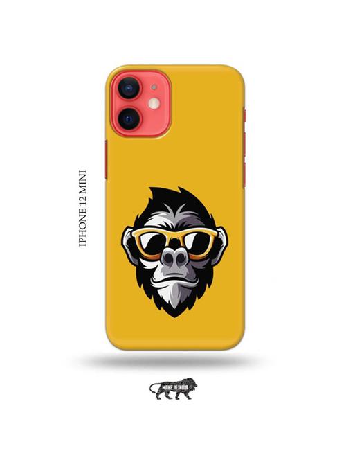 tweakymod designer printed hard case | cool monkey back cover compatible with iphone 12 mini - 19023277 - Very Small Image - 1