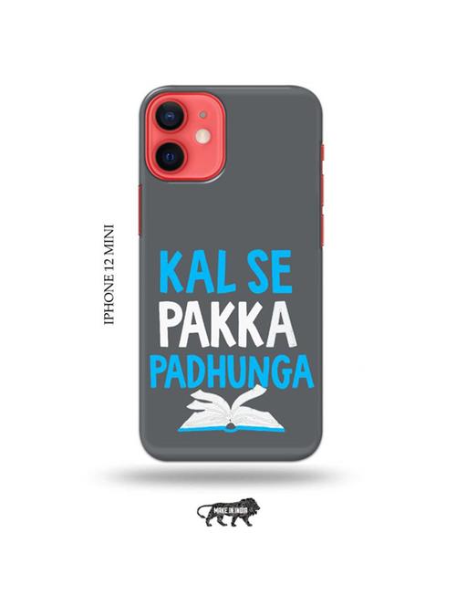 tweakymod designer printed hard case | kal se padunga back cover compatible with iphone 12 mini - 19023286 - Very Small Image - 1