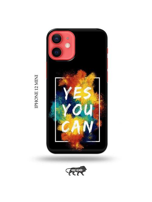 tweakymod designer printed hard case | yes you can back cover compatible with iphone 12 mini - 19023293 - Very Small Image - 1