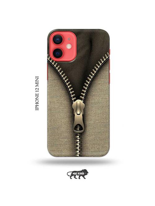tweakymod designer printed hard case | zipper back cover compatible with iphone 12 mini - 19023321 - Very Small Image - 1