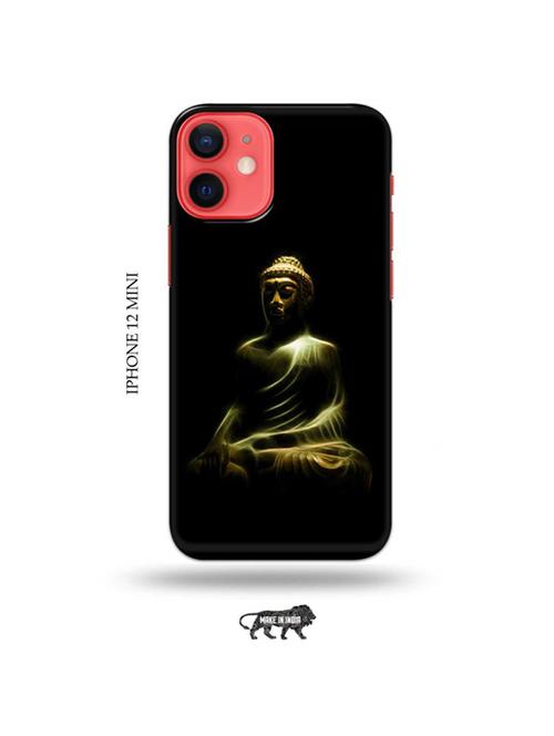 tweakymod designer printed hard case | buddha back cover compatible with iphone 12 mini - 19023342 - Very Small Image - 1