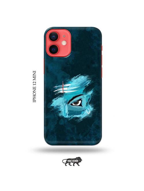 tweakymod designer printed hard case | lord shiva back cover compatible with iphone 12 mini - 19023346 - Very Small Image - 1